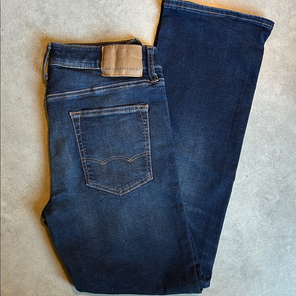 American Eagle Outfitters Men's Indigo Straight Jeans